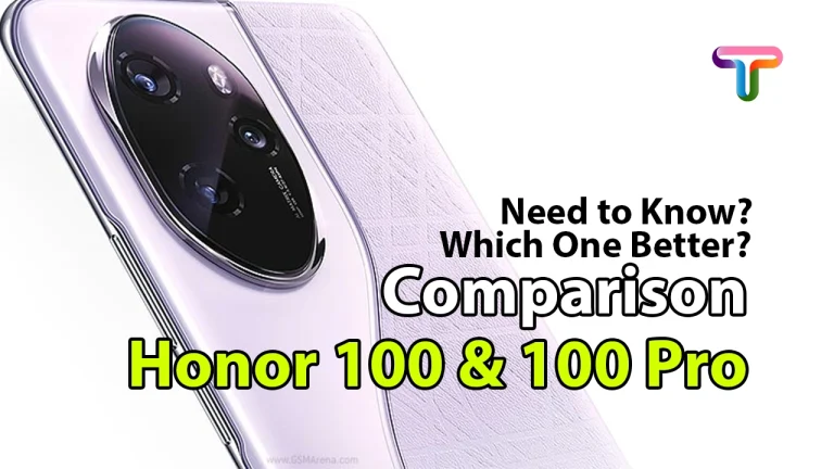 Honor 100 And Honor 100 Pro Comparison